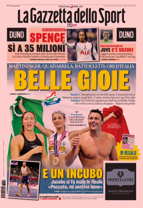 Cover of La Gazzetta dello Sport - Milano