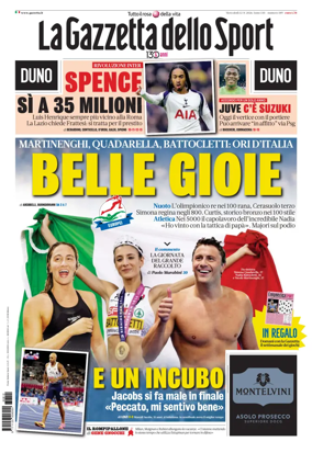 Cover of La Gazzetta dello Sport - Roma