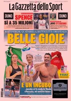 Cover of La Gazzetta dello Sport
