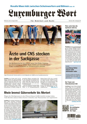 Cover of Luxemburger Wort