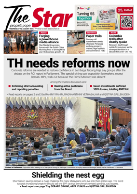 Cover of The Star Malaysia