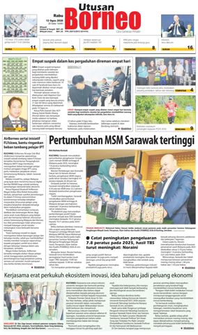 Cover of Utusan Borneo (Sarawak)