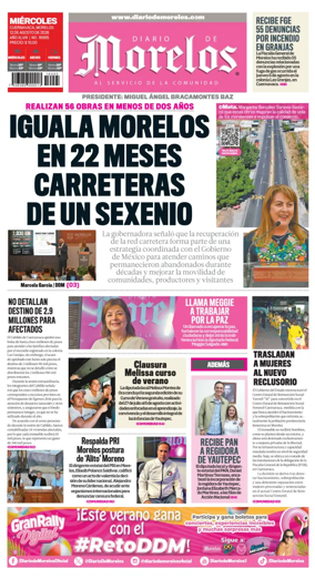 Cover of Diario de Morelos