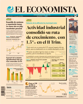 Cover of El Economista (Mexico)