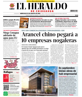 Cover of El Heraldo de Chihuahua