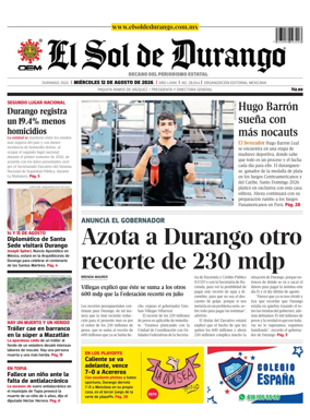 Cover of El Sol de Durango
