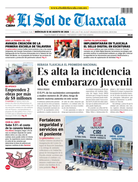 Cover of El Sol de Tlaxcala