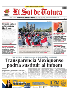 Cover of El Sol de Toluca