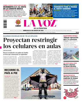 Cover of La Voz de la Frontera