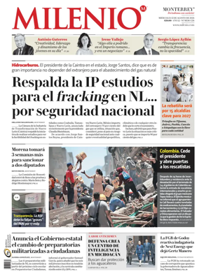 Cover of Milenio Monterrey