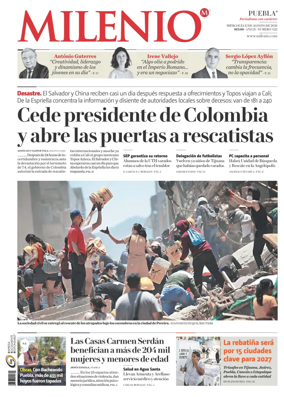 Cover of Milenio Puebla
