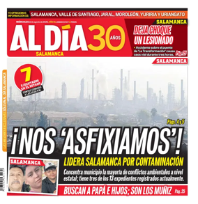 Cover of Periodico Al Dia (Salamanca)