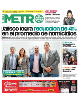 Cover of Publimetro Guadalajara
