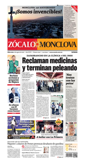 Cover of Zocalo Monclova