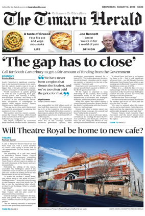Cover of The Timaru Herald