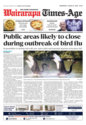 Cover of Wairarapa Times-Age (NZ)