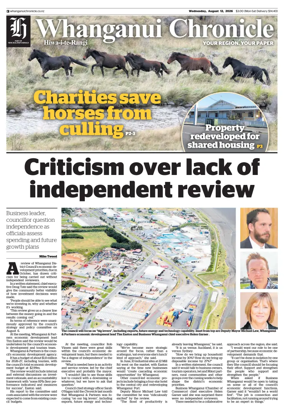 Cover of Whanganui Chronicle