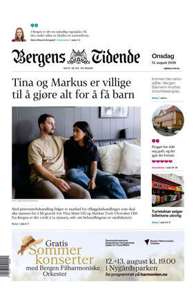 Cover of Bergens Tidende