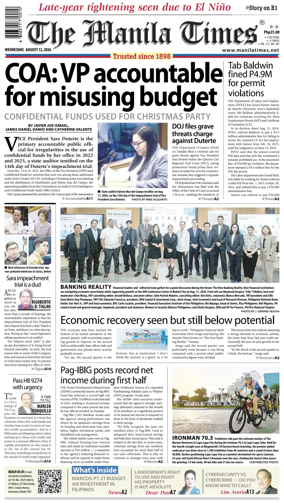 Cover of The Manila Times