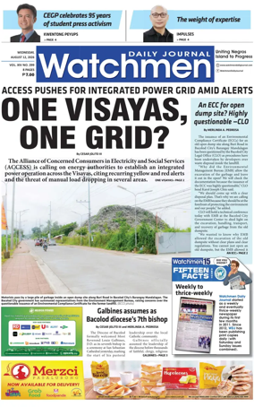Cover of Watchmen Daily Journal