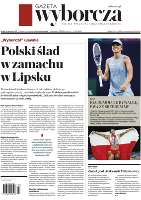 Cover of Gazeta Wyborcza