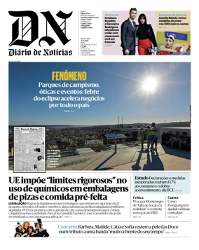 Cover of Diario de Noticias