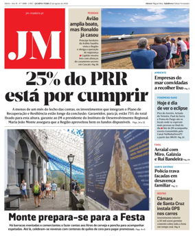 Cover of Jornal Madeira