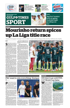 Cover of Gulf Times Sport