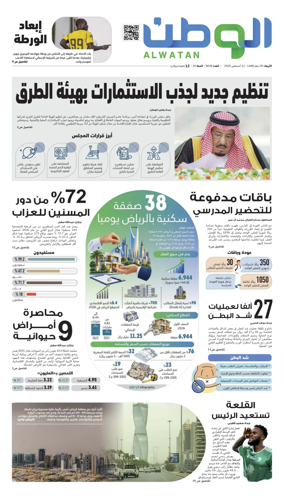 Cover of Al-Watan (Saudi)