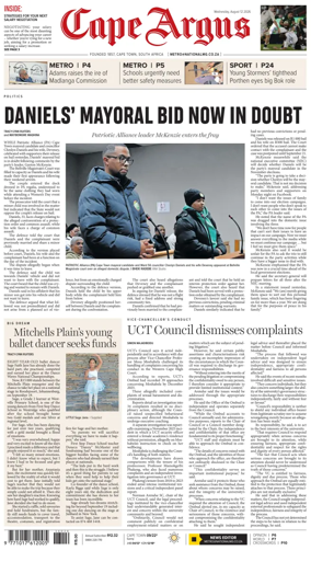 Cover of Cape Argus (PM Edition)