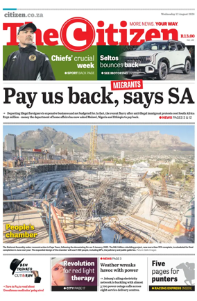 Cover of The Citizen (KZN)