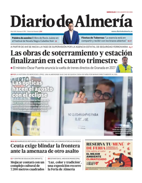 Cover of Diario de Almeria
