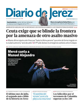 Cover of Diario de Jerez