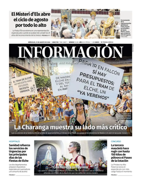Cover of Diario Informacion (Elche y Vega Baja)