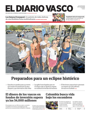 Cover of Diario Vasco (Alto Urola)