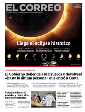 Cover of El Correo (Vizcaya)