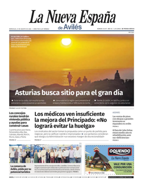 Cover of La Nueva Espana (Aviles)