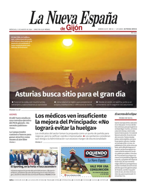 Cover of La Nueva Espana (Gijon)