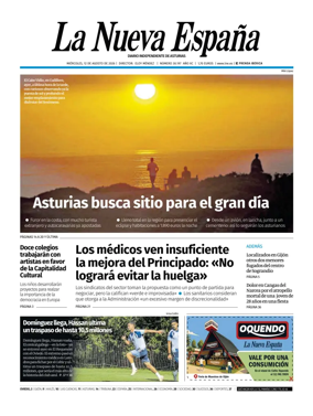 Cover of La Nueva Espana (Oviedo)