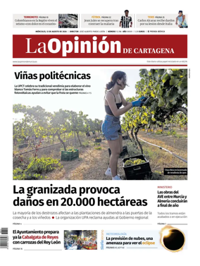 Cover of La Opinion de Murcia (Cartagena)