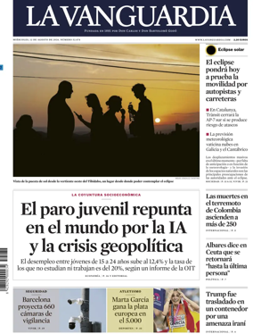 Cover of La Vanguardia (1st Edition)