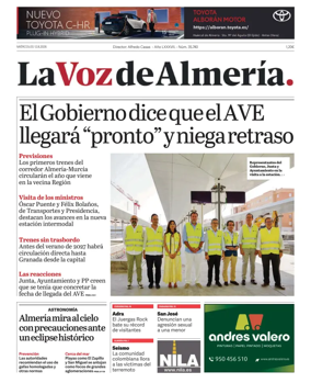Cover of La Voz de Almeria