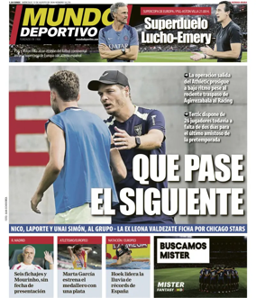 Cover of Mundo Deportivo (Bizkaia-Araba)