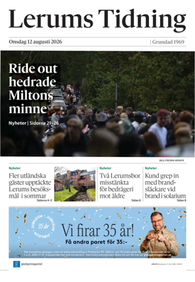 Cover of Lerums Tidning