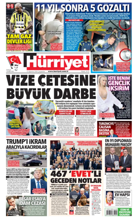 Cover of Hurriyet