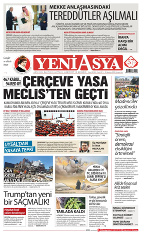 Cover of Yeni Asya