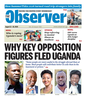 Cover of The Observer (Uganda)