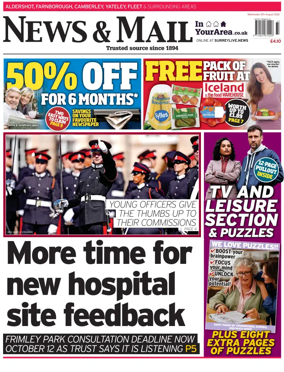 Cover of Aldershot News & Mail