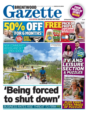 Cover of Brentwood Gazette