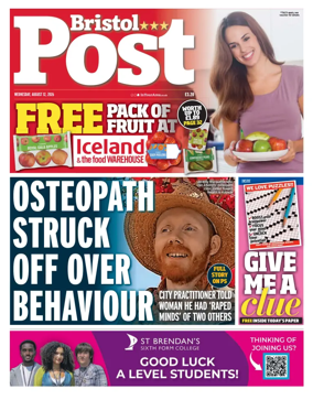 Cover of Bristol Post